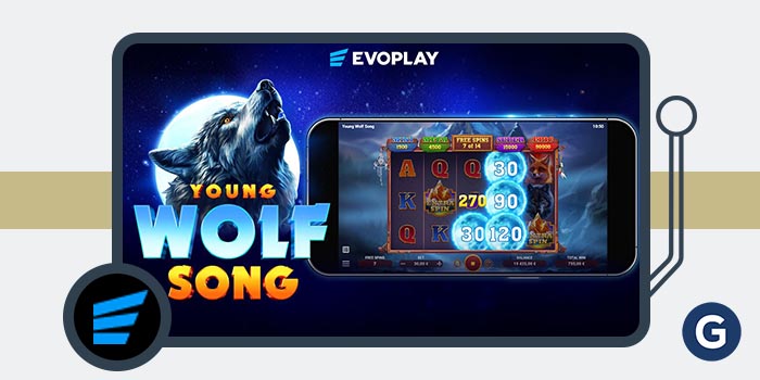 O novo jogo de slot da Evoplay, Young Wolf