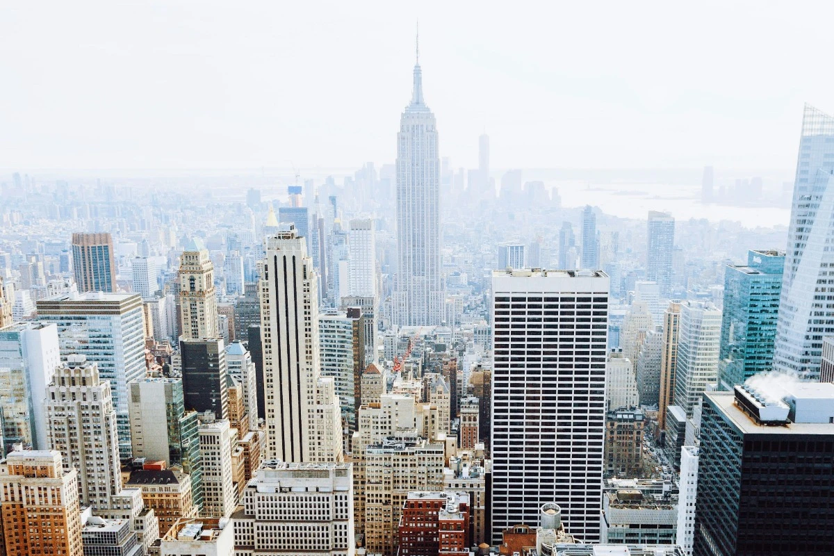 rockefeller plaza nevoeiro nyc