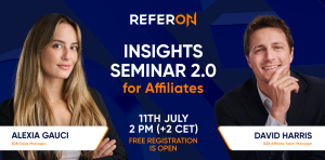 ReferOn anuncia segundo seminário: ReferOn Insights for Affiliates