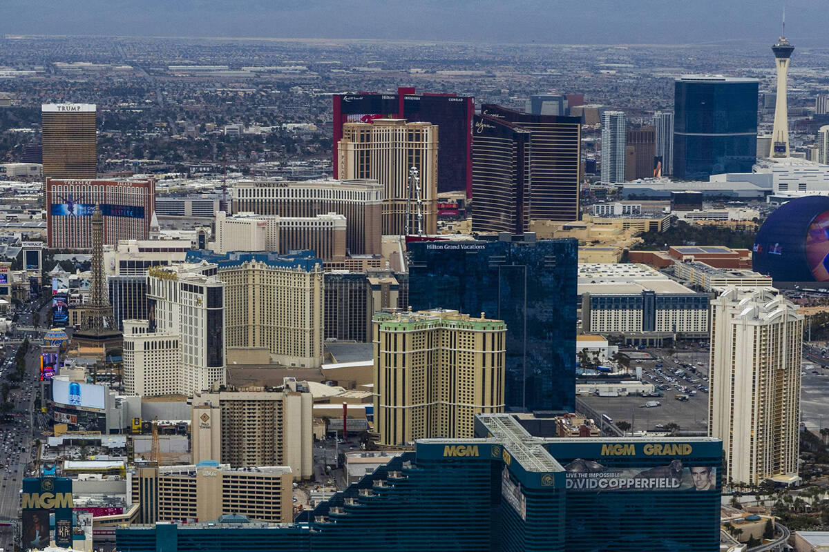 O setor de cassinos de Las Vegas, antes extremamente cíclico, se estabilizou na última década, uma ...