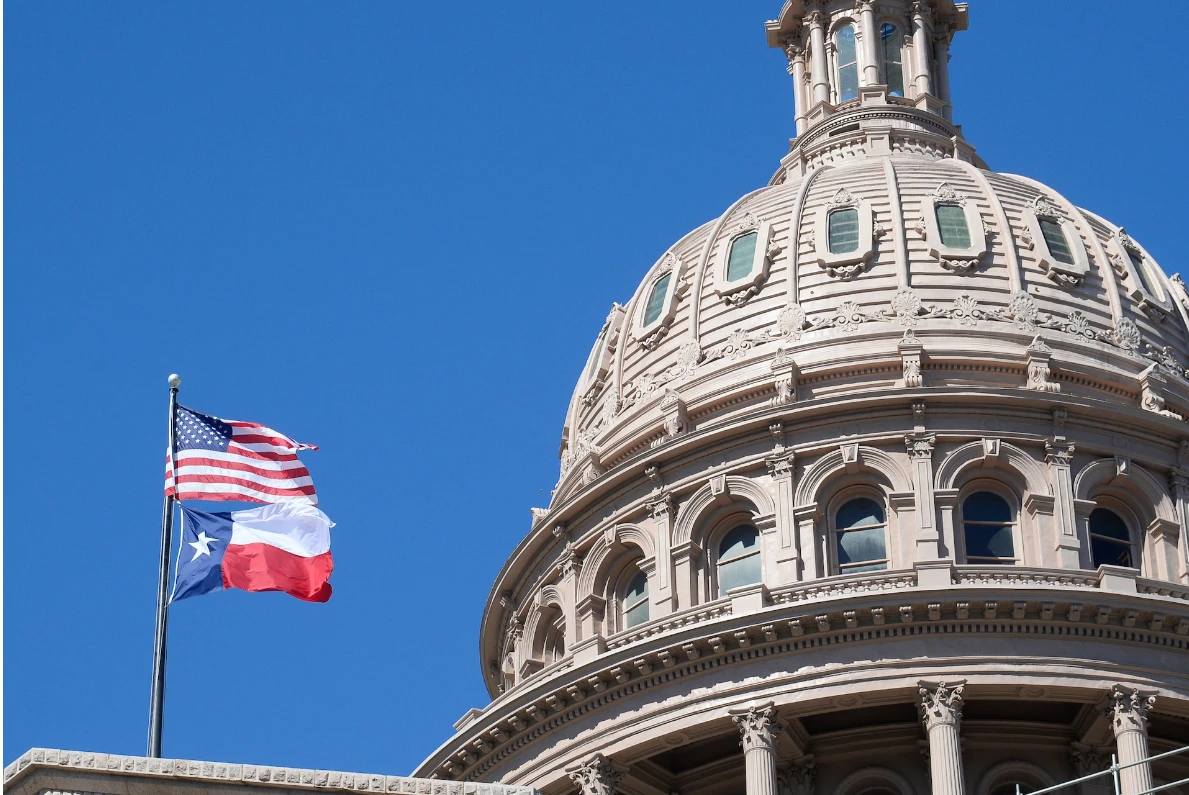 Bandeira do capitólio do Texas