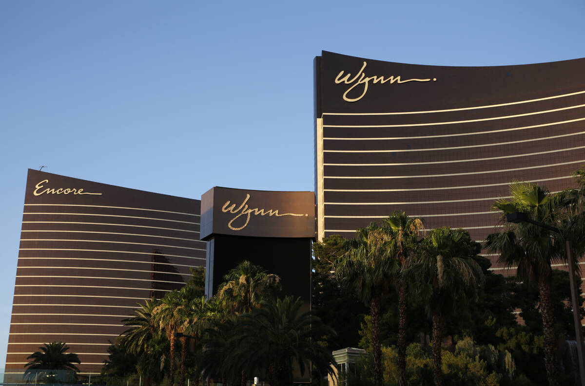 O Wynn Las Vegas e o Encore são vistos em 17 de junho de 2014, em Las Vegas. (AP Photo/John Locher, Arquivo)