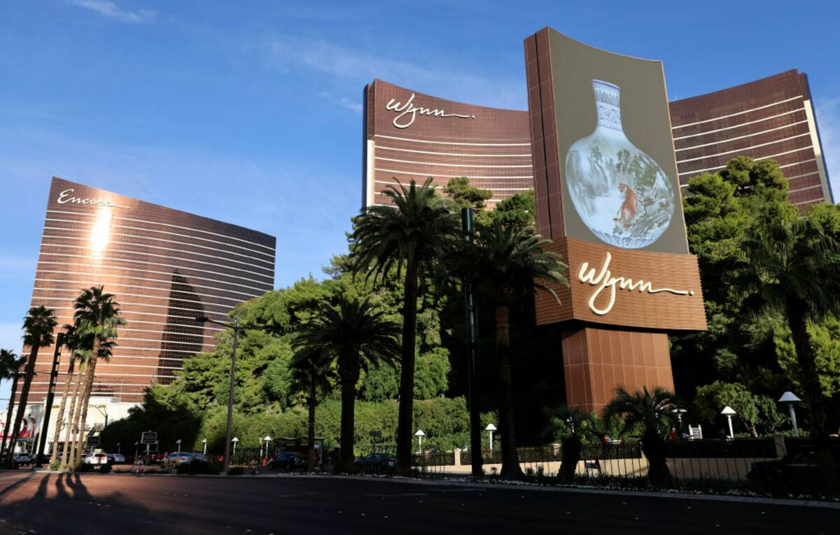 Wynn Las Vegas na Strip, visto em outubro de 2022. (K.M. Cannon/Las Vegas Review-Journal)