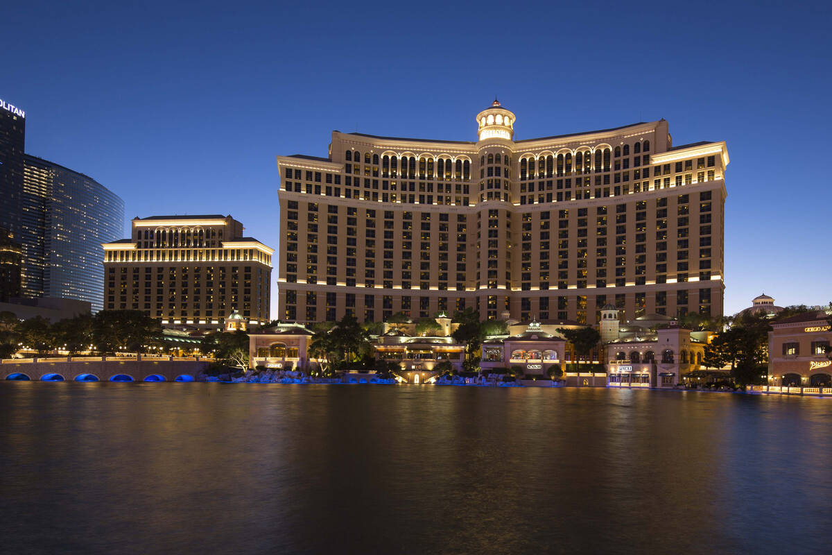 O Bellagio em Las Vegas no sábado, 13 de outubro de 2018. (Las Vegas Review-Journal)